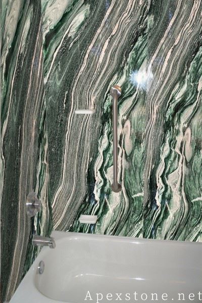 50 mm Verde Lapponia kvartsit devor panellari