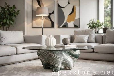 50mm Verde Lapponia Quartzite Wall Panels high quality